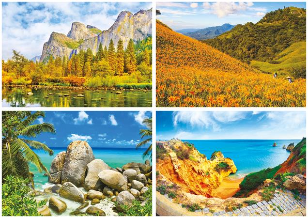 Naptár, fali, TOPTIMER, "Varázslatos tájakon"