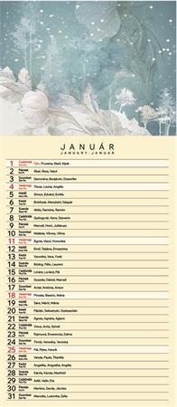 Naptár, fali, tervező, TOPTIMER "Vintage"