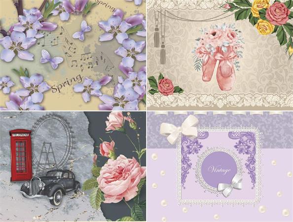 Naptár, fali, tervező, TOPTIMER "Vintage"