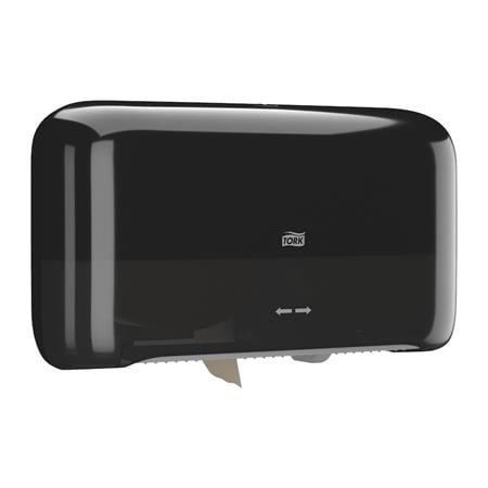 Toalettpapír adagoló, T2 rendszer, Elevation, TORK "Mini Jumbo", fekete