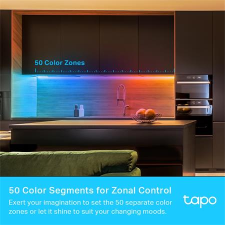 Okos LED szalag, 10 m, Wi-Fi, multicolor, TP-LINK, "Tapo L930-10"