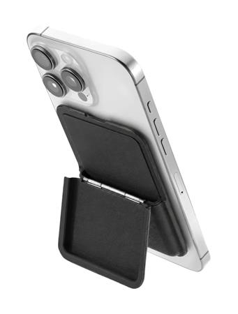 Multifunkcionális kártyatartó, 4 db-os, telefontartó, TROIKA "MagSafe", fekete