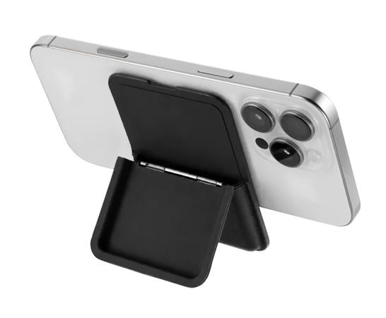 Multifunkcionális kártyatartó, 4 db-os, telefontartó, TROIKA "MagSafe", fekete