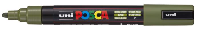 Dekormarker, 1,8-2,5 mm, UNI "Posca PC-5M", khaki