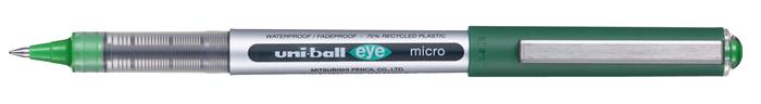Rollertoll, 0,3 mm, UNI "UB-150E Eye Micro Eco", zöld