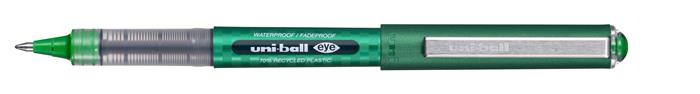 Rollertoll, 0,5 mm, UNI "UB-157DE  Eye Eco", zöld