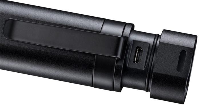 Elemlámpa, CREE LED, VARTA "F20R", fekete