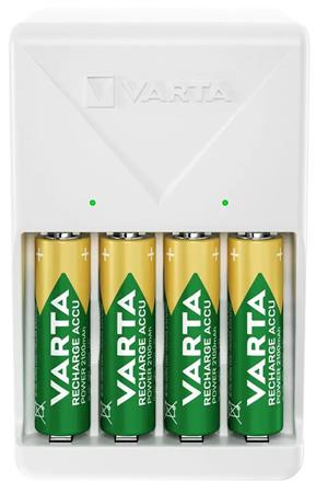 Elemtöltő, AA/AAA, 4x2100 mAh AA, VARTA "Plug"