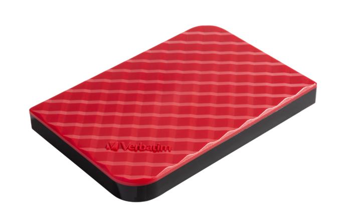 2,5" HDD (merevlemez), 1TB, USB 3.0, VERBATIM "Store n Go", piros