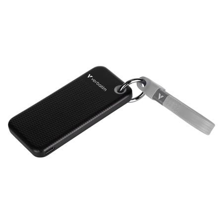 SSD (külső memória) 1TB, USB 3.2 Gen2, VERBATIM "Pocket SSD", fekete/szürke