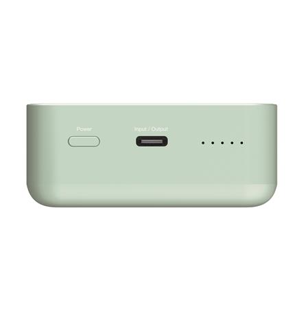 Power bank, külső akkumulátor, mágneses, 20.000mAh, kitámasztó, VERBATIM "Charge n Go Essentials", zöld