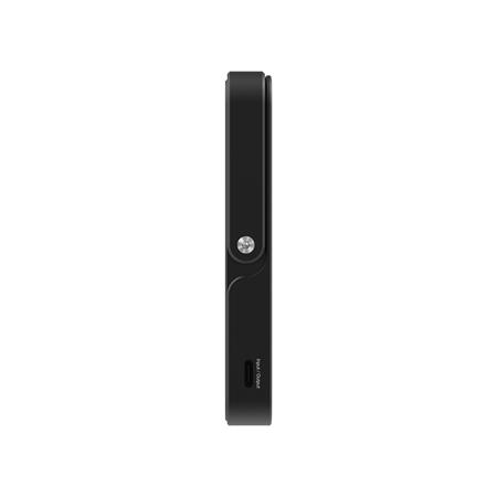 Power bank, külső akkumulátor, mágneses (vezeték nélküli), 10.000mAh, kitámasztó, VERBATIM "Charge n Go", fekete