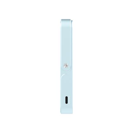 Power bank, külső akkumulátor, mágneses (vezeték nélküli), 10.000mAh, kitámasztó, VERBATIM "Charge n Go", kék