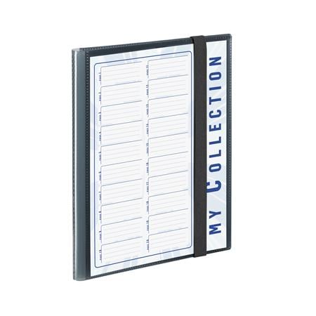 Gyűjtőkártya album, A4, 180 kártyához, VIQUEL "MyCards", fekete