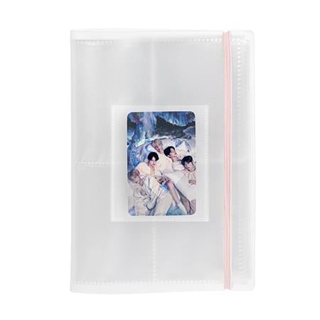Gyűjtőkártya album, A5, K-pop, matricákkal, VIQUEL, átlátszó