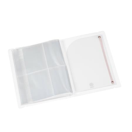 Gyűjtőkártya album, A5, K-pop, matricákkal, VIQUEL, átlátszó