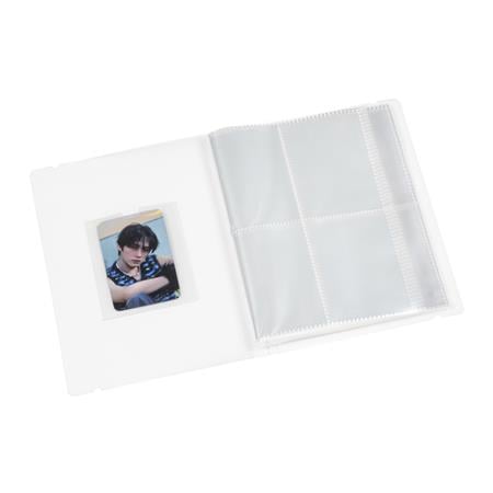 Gyűjtőkártya album, A5, K-pop, matricákkal, VIQUEL, átlátszó