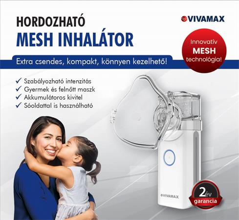 Hordozható MESH inhalátor