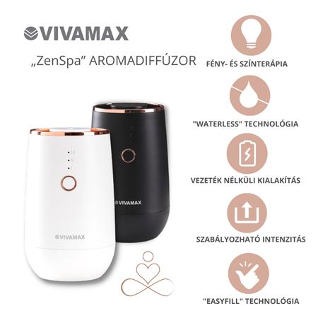 "ZenSpa" wireless aromadiffúzor (fekete)