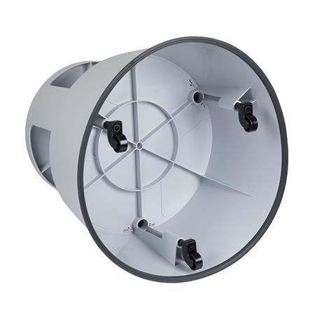 Gurulós polipropilén zsámoly, WEDO, világosszürke