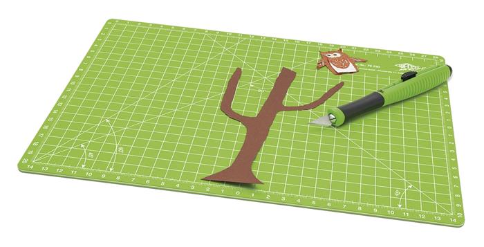 Vágóalátét, barkácsoláshoz, A4, WEDO "Comfortline", zöld