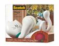 Ragasztószalag-adagoló, asztali, feltöltött, 3M SCOTCH "C39", cica