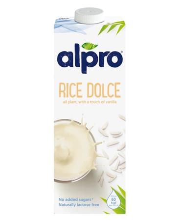 Növényi ital, dobozos, 1 l, ALPRO, rizs dolce vaníliával