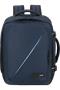 Hátizsák, kabin méret, 26,5l, S/M-es, AMERICAN TOURISTER "Take2Cabin", tengerészkék