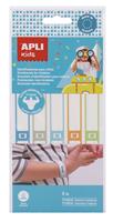 Azonosító karszalag, kézzel írható, tyvek, 5 db, APLI Kids