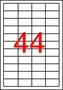 Etikett, univerzális, 48,5x25,4 mm, APLI, 440 etikett/csomag