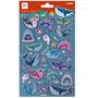 Matrica, fémes hatású, APLI Kids "Stickers", tenger