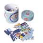 Puzzle, kör alakú, 48 darabos, APLI Kids 