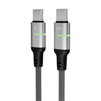 Töltőkábel, USB-C - USB-C, 60W, 1 m, AVAX 