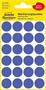Etikett, 18 mm, kör, eltávolítható, AVERY ZWECKFORM, indigókék, 96 etikett/csomag