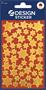 Ablakmatrica, 2 ív, 76x120 mm, AVERY ZWECKFORM, "Z-Desing No.52806", arany csillagok
