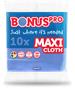 Törlőkendő, univerzális, 10 db, BONUS "MAXI", kék