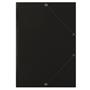 Gumis mappa, karton, A4, DONAU "Standard", fekete