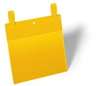 Logisztikai zseb, szalaggal, A5, fekvő, DURABLE, sárga