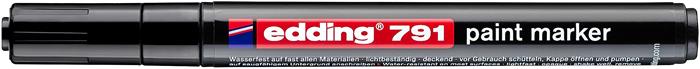 Lakkmarker, 1-2 mm, EDDING "791", fekete