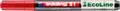 Lakkmarker, 1-2 mm, EDDING "51", piros