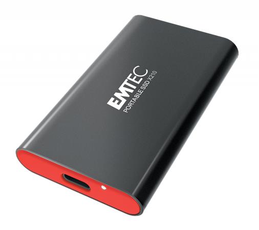 SSD (külső memória), 128GB, USB 3.2, 500/500 MB/s, EMTEC "X210"