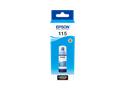 T07D24 Tinta, EcoTank L8160, L8180 nyomtatókhoz, EPSON, cián, 70 ml