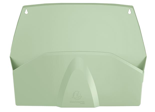 Fali rendszerező, 1 rekeszes, fekvő, 38,2x28,9x7,2 cm, EXACOMPTA "Autentik", zsályazöld