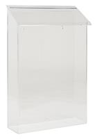 Katalógustartó, kültéri, tetővel, A4, álló, EXACOMPTA, áttetsző