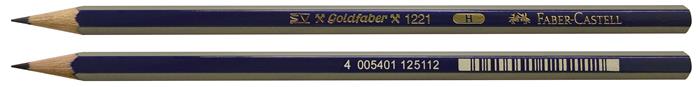 Grafitceruza, H, hatszögletű, FABER-CASTELL "Goldfaber"