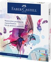 Akvarell festékkészlet, tubusos, kiegészítőkkel, FABER-CASTELL 