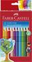 Színes ceruza készlet, háromszögletű, FABER-CASTELL 