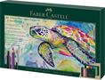 Akvarell ceruza készlet, ecsettel, FABER-CASTELL "Albrecht Dürer & Pitt Artist Pen", 46 db-os szett