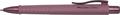 Golyóstoll, 0,7 mm, nyomógombos tolltest, bordó tolltest, FABER-CASTELL 