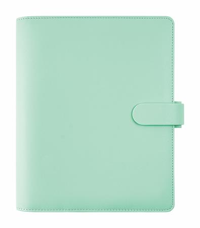 Kalendárium, gyűrűs, betétlapokkal, A5 méret, FILOFAX "Saffiano", menta